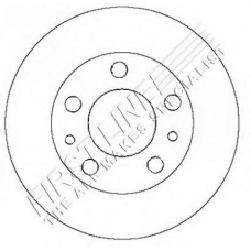 FBD1453 FIRST LINE Тормозной диск