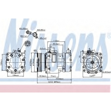 89178 NISSENS Компрессор, кондиционер
