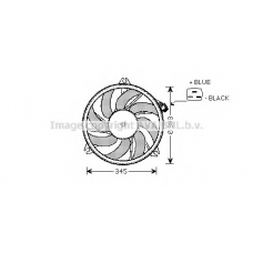 PE7524 Prasco Вентилятор, охлаждение двигателя