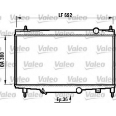 732492 VALEO Радиатор, охлаждение двигателя