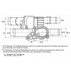 1.773.01 BEHR Термостат, охлаждающая жидкость