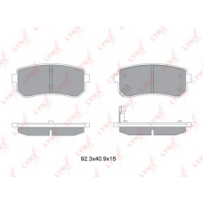 BD-3628 LYNX Bd-3628 колодки тормозные задние hyundai i10 1.0-1.2 08>, kia picanto 1.0-1.1d 04>