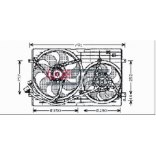 1380361 KUHLER SCHNEIDER Вентилятор, охлаждение двигателя