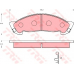 GDB7087 TRW Комплект тормозных колодок, дисковый тормоз