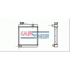 1100091 KUHLER SCHNEIDER Радиатор, охлаждение двигател