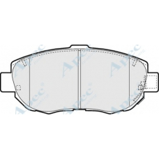 PAD1096 APEC Комплект тормозных колодок, дисковый тормоз