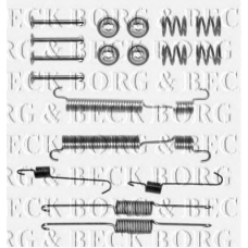 BBK6268 BORG & BECK Комплектующие, колодки дискового тормоза