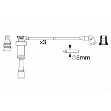 0 986 357 207 BOSCH Комплект проводов зажигания