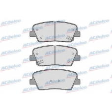 AC0581625D AC Delco Комплект тормозных колодок, дисковый тормоз