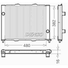 DRM23099 DENSO модуль охлаждения