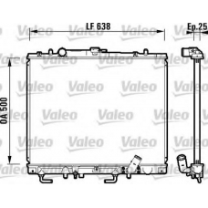 734143 VALEO Радиатор, охлаждение двигателя