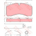 GDB5094 TRW Комплект тормозных колодок, дисковый тормоз
