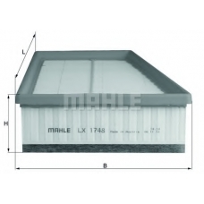 LX 1748 MAHLE Воздушный фильтр