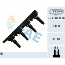 80257 FAE Катушка зажигания