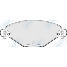 PD3145 APEC Комплект тормозных колодок, дисковый тормоз