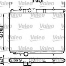 732906 VALEO Радиатор, охлаждение двигателя