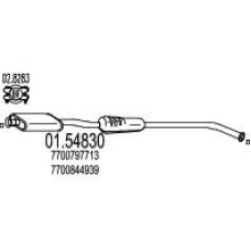 01.54830 MTS Средний глушитель выхлопных газов