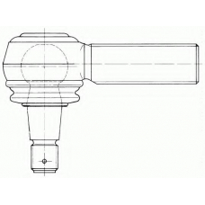 19675 01 LEMFORDER Наконечник поперечной рулевой тяги; Угловой шарнир