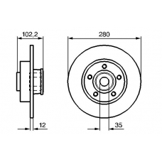 0 986 479 271 BOSCH Тормозной диск