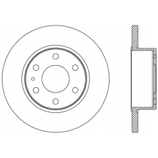 BDA2471.10 OPEN PARTS Тормозной диск