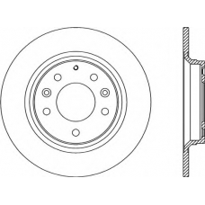 BDR2023.10 OPEN PARTS Тормозной диск