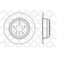 6020-4833-SX STELLOX Тормозной диск