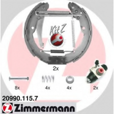 20990.115.7 ZIMMERMANN Комплект тормозных колодок