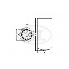 ST 6043 SCT Топливный фильтр