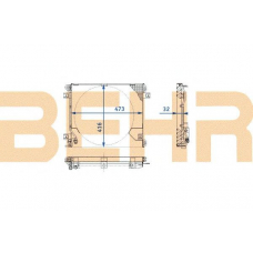 7004065 BEHR Condenser