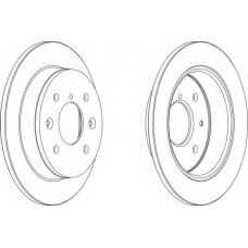 DDF544-1 FERODO Тормозной диск