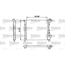 816655 VALEO Радиатор, охлаждение двигателя