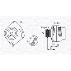 063377030010 MAGNETI MARELLI Генератор