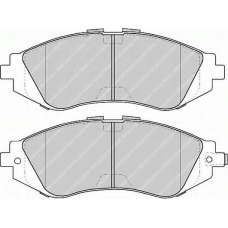 FSL1116 FERODO Комплект тормозных колодок, дисковый тормоз