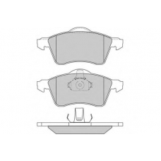 12-0723 E.T.F. Комплект тормозных колодок, дисковый тормоз