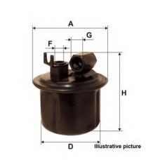 EFF5188.20 OPEN PARTS Топливный фильтр