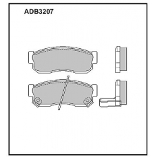 ADB3207 Allied Nippon Тормозные колодки