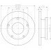 MDC1808 MINTEX Тормозной диск