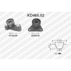 KD465.02 SNR Комплект ремня грм