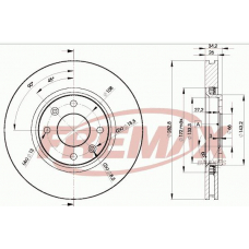 BD-4752 FREMAX Тормозной диск