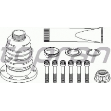 104 017 TOPRAN Комплект пылника, приводной вал