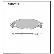 ADB21119 Allied Nippon Тормозные колодки