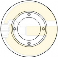 6019713 GIRLING Тормозной диск