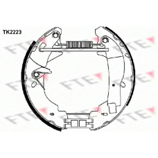 TK2223 FTE Комплект тормозных колодок