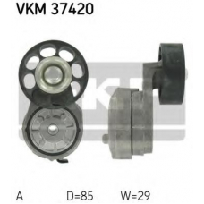 VKM 37420 SKF Натяжной ролик, поликлиновой  ремень