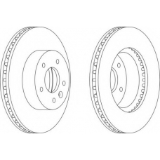 DDF1625-1 FERODO Тормозной диск