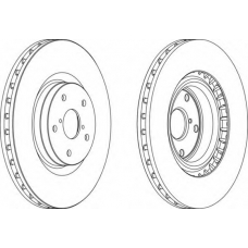 DDF1749-1 FERODO Тормозной диск