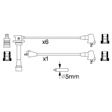 0 986 356 926 BOSCH Комплект проводов зажигания