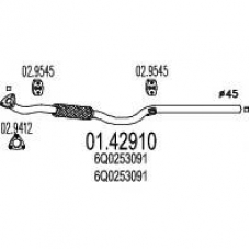 01.42910 MTS Труба выхлопного газа