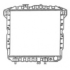 516552 NRF Радиатор, охлаждение двигателя