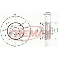 BD-4103 FREMAX Тормозной диск